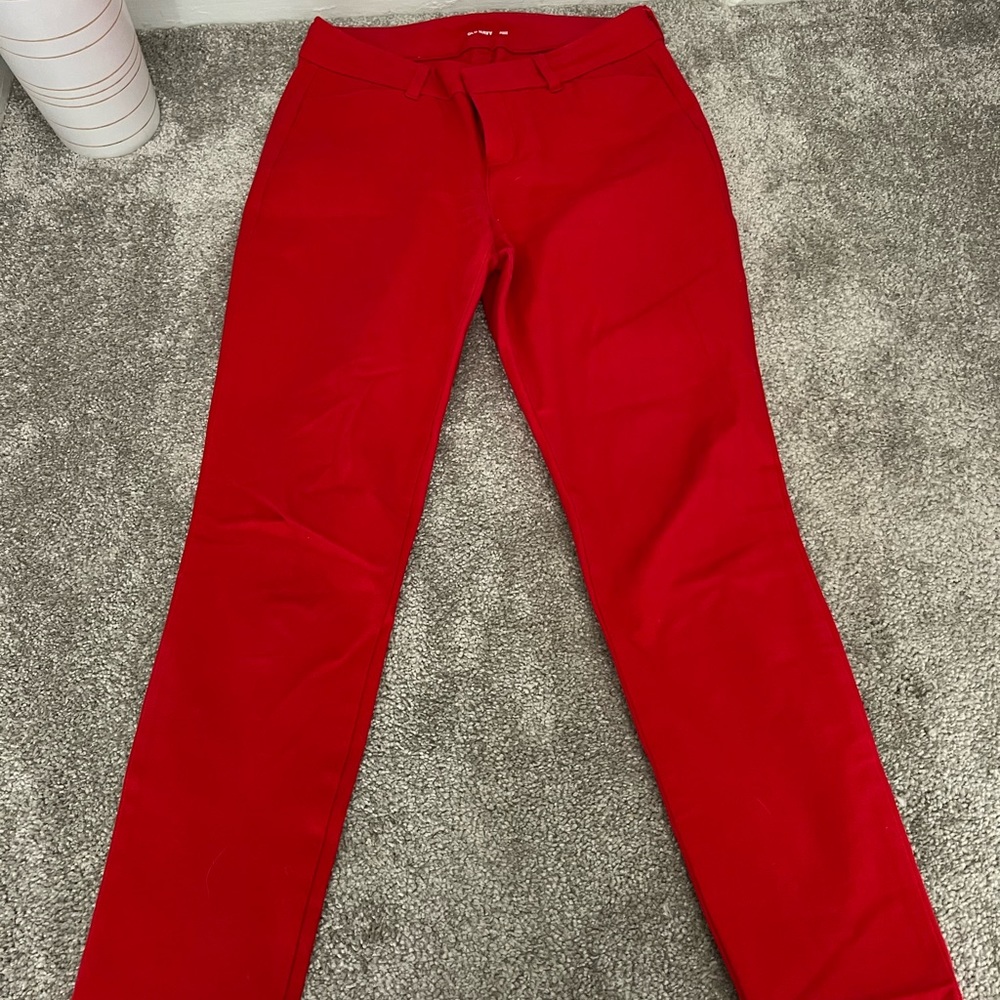 Red Pixie Ankle Pants